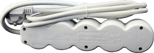 Ecosavers Захранваща лента 4 Позиции с Превключвател