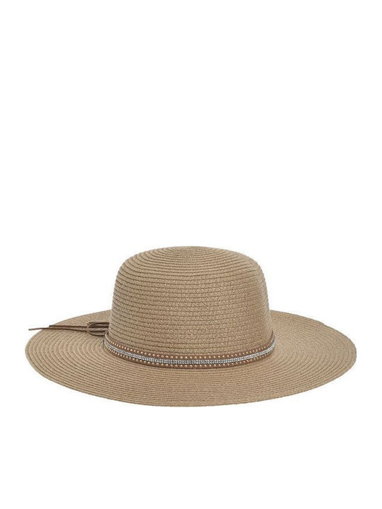 Ble Resort Collection Γυναικείο Ψάθινο Καπέλο Μπεζ