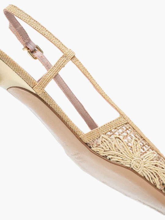 Leder Pumps Beige