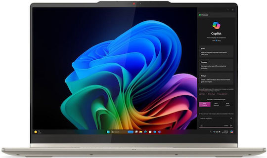 Lenovo Yoga 7 14ILL10 14" OLED Touchscreen 120Hz Ultra 5-226V 16GB 1TB SSD W11 Home Seashell Език На Клавиатурата BG