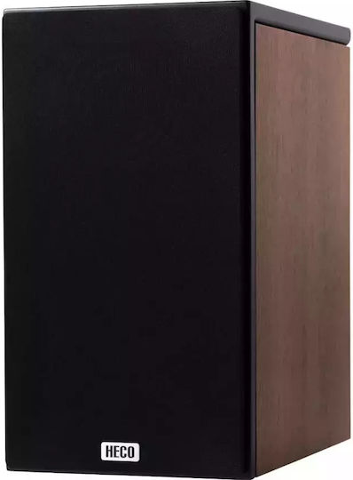 Heco Aurora XT 300 Pair of Hi-Fi Speakers Bookself 150W 2 No of Drivers W19.5xD33.3xH35.7cm. Black/Walnut