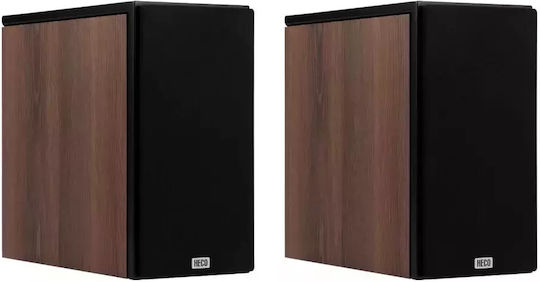 Heco Aurora XT 300 Pair of Hi-Fi Speakers Bookself 150W 2 No of Drivers W19.5xD33.3xH35.7cm. Black/Walnut