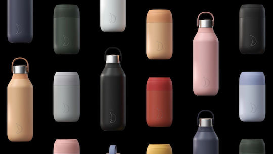 Chilly's Series 2 Μπουκάλι Θερμός Ανοξείδωτο BPA Free 350ml Πορτοκαλί