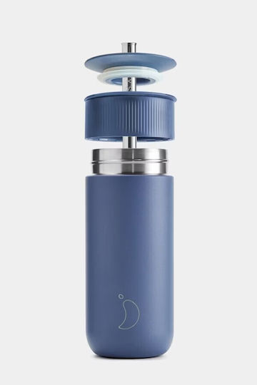 Mad Beauty Spare Lid for Thermos made of Steel Blue