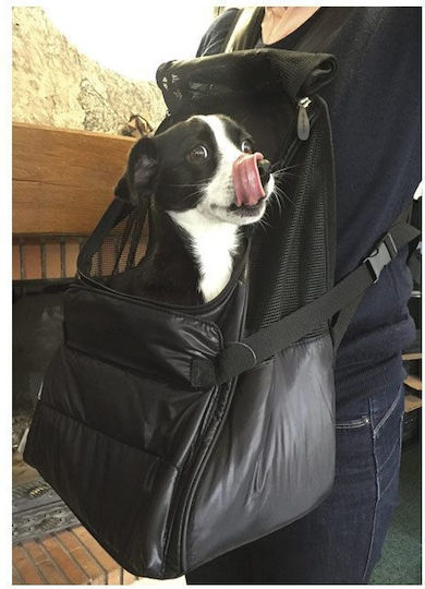 Nobby Dog Carrying Black Backpack for 7kg Pets L35xW22xH40cm