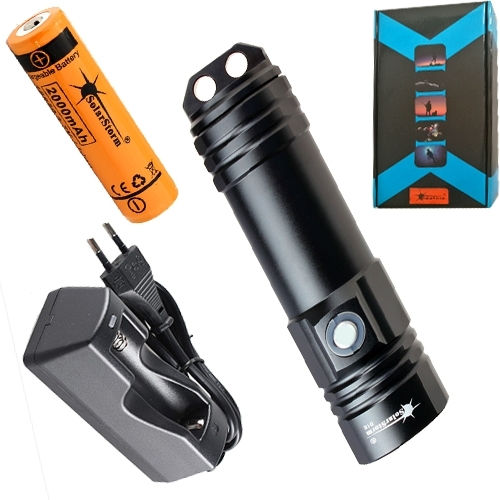 Invictus Diving Safety Light Rechargeable LED with Brightness 800lm for Maximum Depth 80m