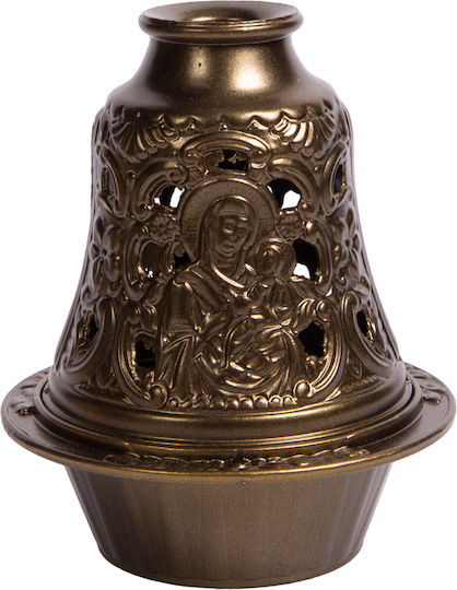 Metall-Vigil-Öllampe Glocke 1 Stück Gold