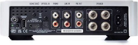 Argon Audio SA2 Power Amplifier Hi-Fi Amplifier Stereo 200W/4Ω 100W/8Ω White