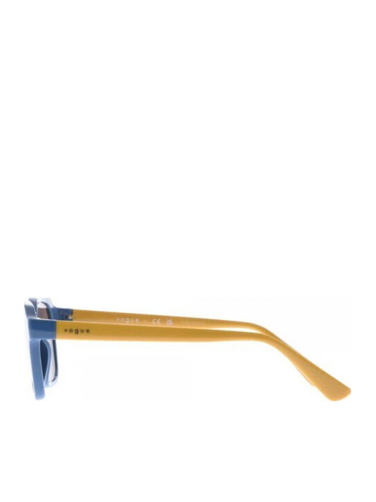 Vogue Quadratische Kinder-Sonnenbrillen Blau