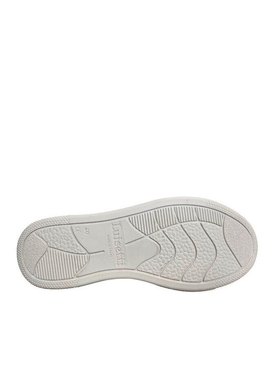 Men's Leather Casual Shoes Blue