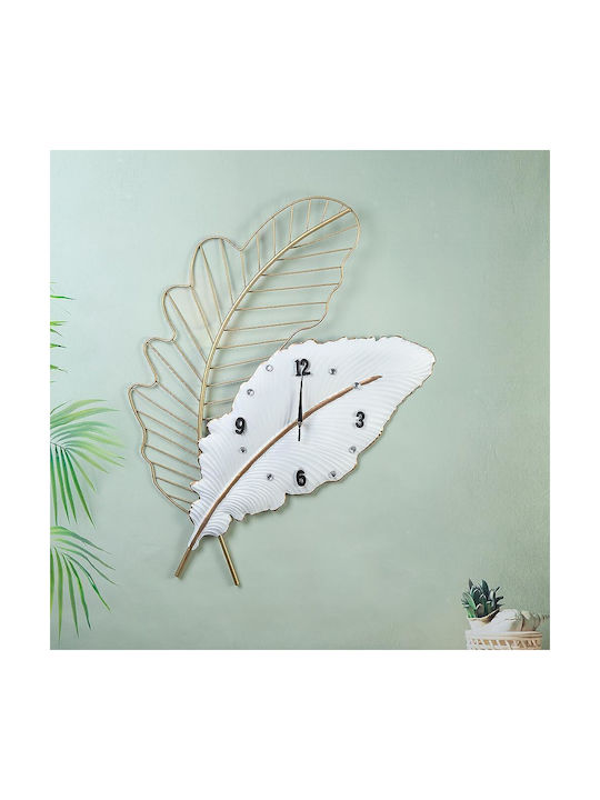 Iciclio Metallblatt-Wanduhr 52x7x75cm 72033631