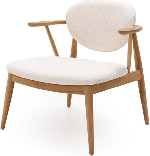 Πολυθρόνα Netle 72x65x76.5cm Μπεζ