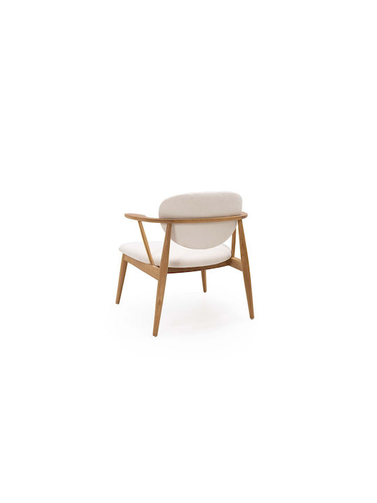 Netle Πολυθρόνα Μπεζ 72x65x76.5cm