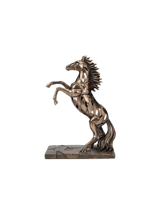 Horse Statue Bronze Electrolysis Veronese 28.5cm X 20cm