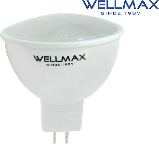 Wellmax LED Bulb 5W for Socket GU5.3 and Shape MR16 Warm White 400lm