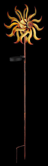 Globo Lighting Spiked Solar Light Flower with Warm White Light 3000K IP44 22cmx12cmx92cmcm