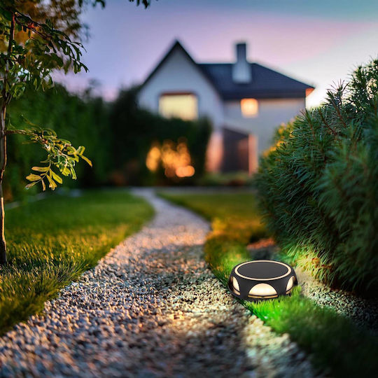 Globo Lighting Spiked Solar Light 1.2W 200lm with Warm White Light 3000K IP65