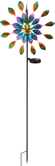 Globo Lighting Spiked Solar Light with Warm White Light 3000K IP44 38cmx25cmx120cmcm
