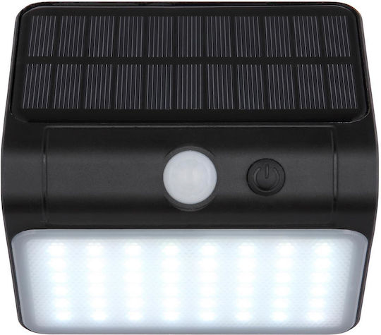 Globo Lighting Επιτοίχιο Ηλιακό Φωτιστικό 2.5W 300lm Φυσικό Λευκό 4000K με Αισθητήρα Κίνησης IP54 12x11.8εκ.