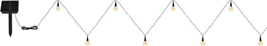 Globo Lighting Κρεμαστό Ηλιακό Φωτιστικό Γιρλάντα με Θερμό Λευκό Φως 3000K IP44