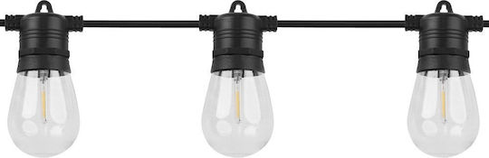 Forever Light Κρεμαστό Ηλιακό Φωτιστικό Γιρλάντα με Θερμό Λευκό Φως IP44