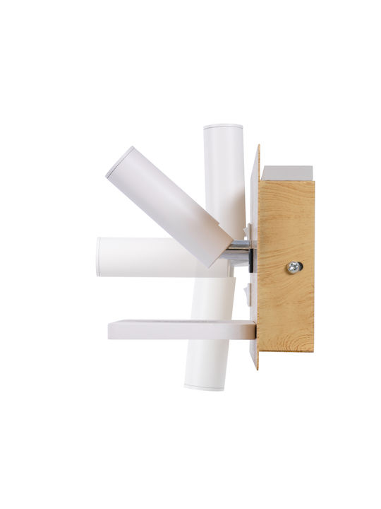 GloboStar Paladin Modern Leuchte Wand mit Integrierter LED und Neutralweißes Licht 30x11x12cm