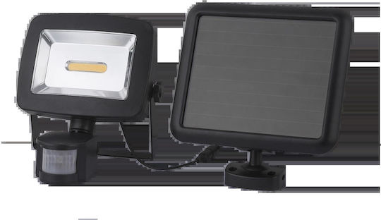 Globo Lighting Στεγανός Ηλιακός Προβολέας LED 3W Θερμό Λευκό 2700K με Αισθητήρα Κίνησης IP44