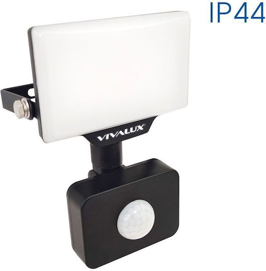 Vivalux Waterproof LED Floodlight 10W Cold White 6400K IP44