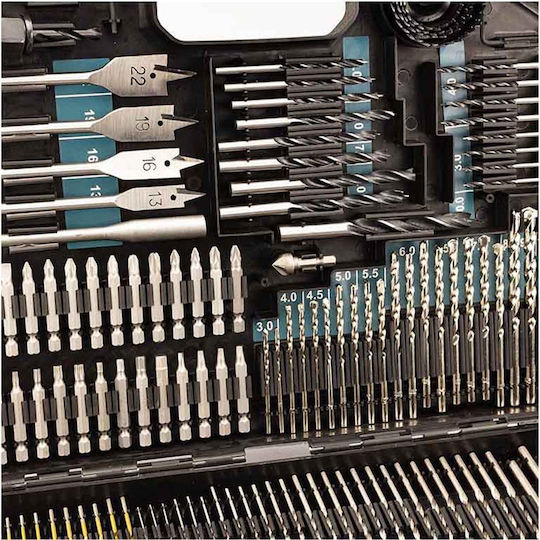 Bormann BHT1390 Feather Drill in Casetina for Metal, Wood and Masonry