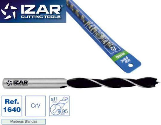 Izar Drill with Cylindrical Shank for Wood 16x160mm