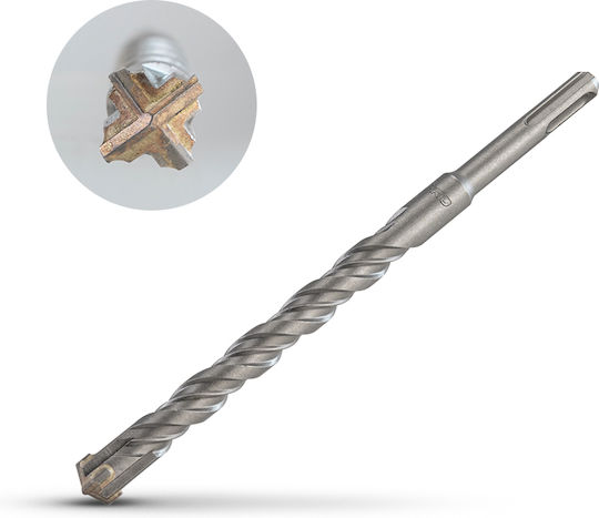 Bormann Four-Cut Drill with SDS Plus Shank 12x260mm