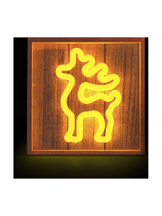 Neon Kactus Decorative Lamp White