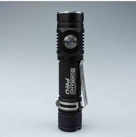 Bormann Pro Rechargeable Flashlight LED IP54 with Maximum Brightness 1500lm BPR6035