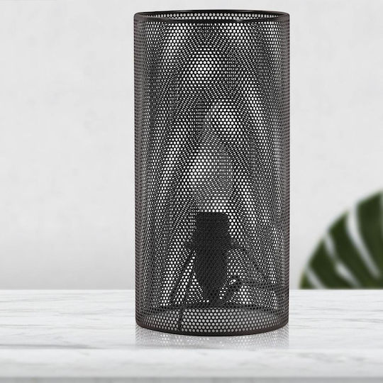 Platinet Decorative Lamp with Socket for Bulb E14 Black