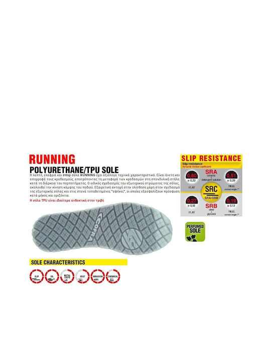 Cofra Brezzi Low Safety Blue S1 with Certification P,SRC