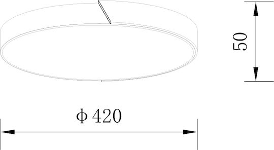 Sun Light Πλαφονιέρα 42εκ. Sun Light Πλαφονιέρα 42εκ.