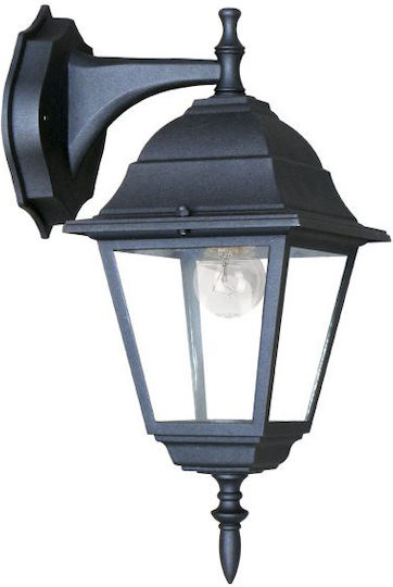 Aca Wall-Mounted Outdoor Lantern E27 IP45 34.4x20.1x15εκ.