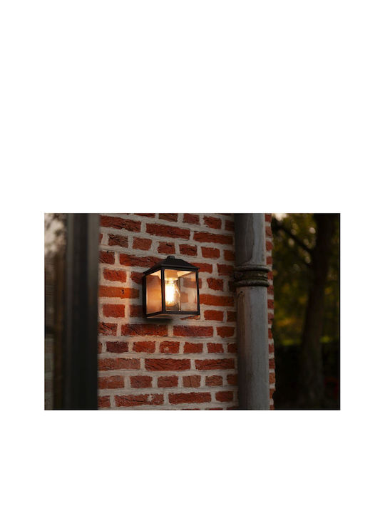 Lutec Wall-Mounted Outdoor Light E27 IP44 12.3x14.3x17.5εκ.