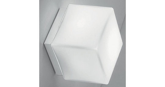 Zafferano Wall-Mounted Outdoor Ceiling Lamp E27 IP40 11x11x13cm
