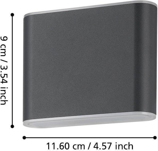 Eglo Xled Водоустойчива Таванна Лампа 11.5x9см