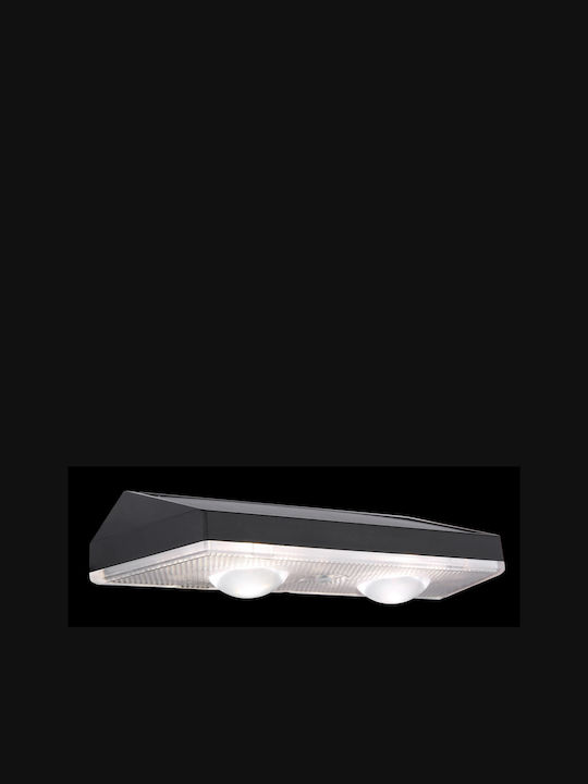 Globo Lighting Επιτοίχια Εξωτερική Πλαφονιέρα LED IP44 0.4W με Ψυχρό Λευκό Φως 14x3.7εκ.