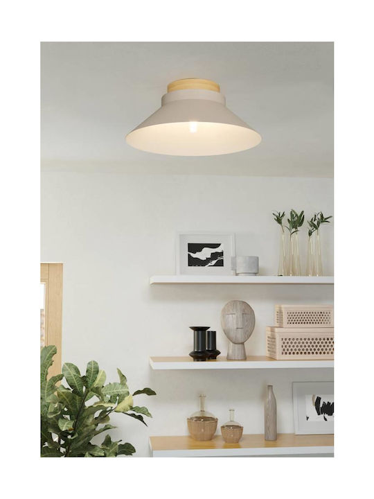 Eglo Ceiling Mount Light 40cm Beige with Socket E27