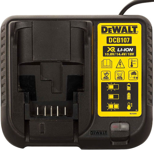 Dewalt Φορτιστής Μπαταριών Εργαλείου 10.8-18V Λιθίου XR