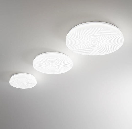 Fan Europe Stream Таванно осветление 48бр Бяла с Вграден LED