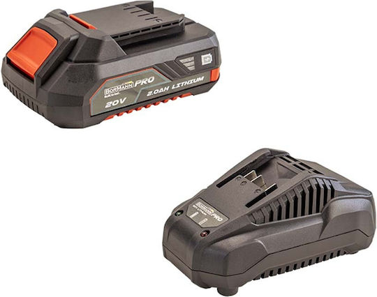 Bormann Pro 078616 Percussive Brushless Battery Drill Driver 20V 1x2Ah