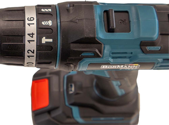 Bormann Pro 078616 Percussive Brushless Battery Drill Driver 20V 1x2Ah