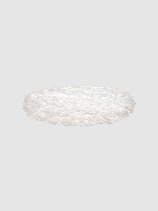 Lampshade 1xe27 Goose Feathers Cloud 79cm Eos Esther Umage 2348 White