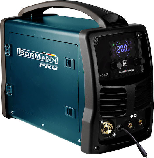 Bormann Pro BIW1310 Schweißmaschine Wechselrichter MIG / MMA mit maximalem Schweißstrom 200A und Einschaltdauer 60%