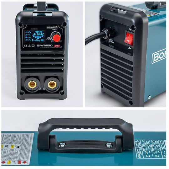 Bormann Pro BIW2220 Welding Machine Inverter TIG / MMA with Maximum Welding Current 200A and Duty Cycle 60%