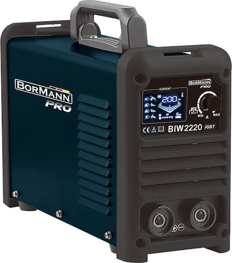 Bormann Pro BIW2220 Welding Machine Inverter TIG / MMA with Maximum Welding Current 200A and Duty Cycle 60%